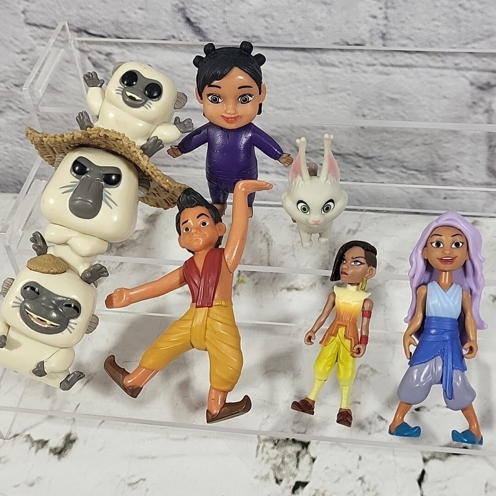Disney Raya and the Last Dragon Figures Lot of 6 Assorted
